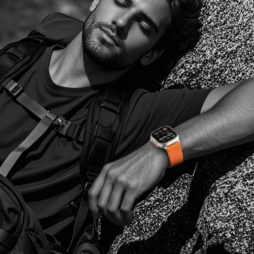 Kup Pasek Tech-Protect Nylon Clasp Apple Watch 6 / 7 / 8 / 9 / 10 / SE / Ultra 1 / 2 44/45/46/49mm Oranžový - THP4107 - {ean13} - Sklep Home Screen