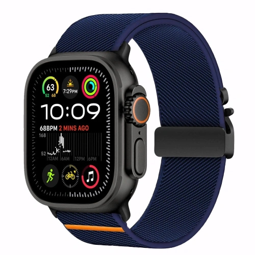 Kup Páska Tech-Protect Nylon Clasp Apple Watch 6 / 7 / 8 / 9 / 10 / SE / Ultra 1 / 2 44/45/46/49mm Námořnická modř - THP4109 - {ean13} - Sklep Home Screen