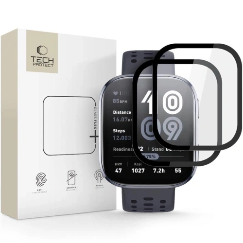 Kup Szkło hybrydowe Tech-Protect Glass Flex+ Amazfit Bip 6 Black [2 PACK] - THP4110 - {ean13} - Sklep Home Screen