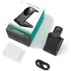Buy Wireless charger 3w1 Joyroom JR-W15 MagSafe black - JYR1239 - {ean13} - Home Screen Store Europe
