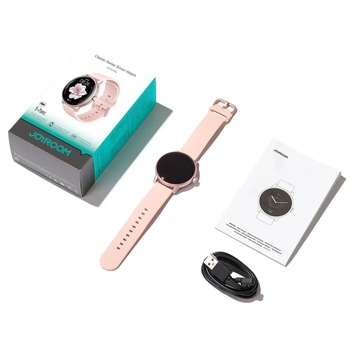 Kup Smartwatch Joyroom Classis Series JR-FC1 mit Anruffunktion / IP68-Schutz rosa - JYR1241 - {ean13} - Sklep Home Screen