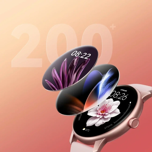 Kup Smartwatch Joyroom Classis Series JR-FC1 mit Anruffunktion / IP68-Schutz rosa - JYR1241 - {ean13} - Sklep Home Screen