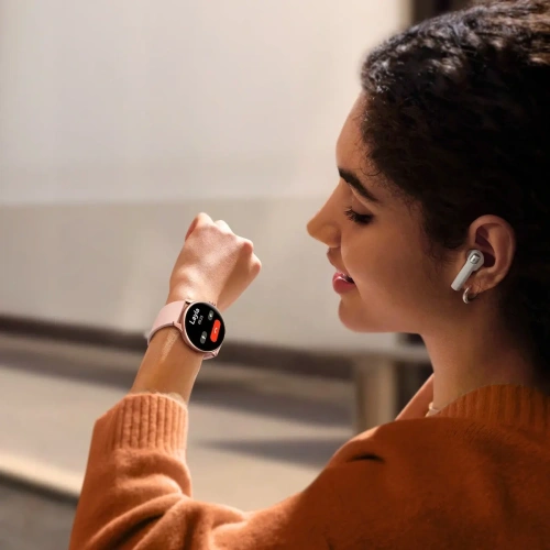Kup Smartwatch Joyroom Classis Series JR-FC1 mit Anruffunktion / IP68-Schutz rosa - JYR1241 - {ean13} - Sklep Home Screen