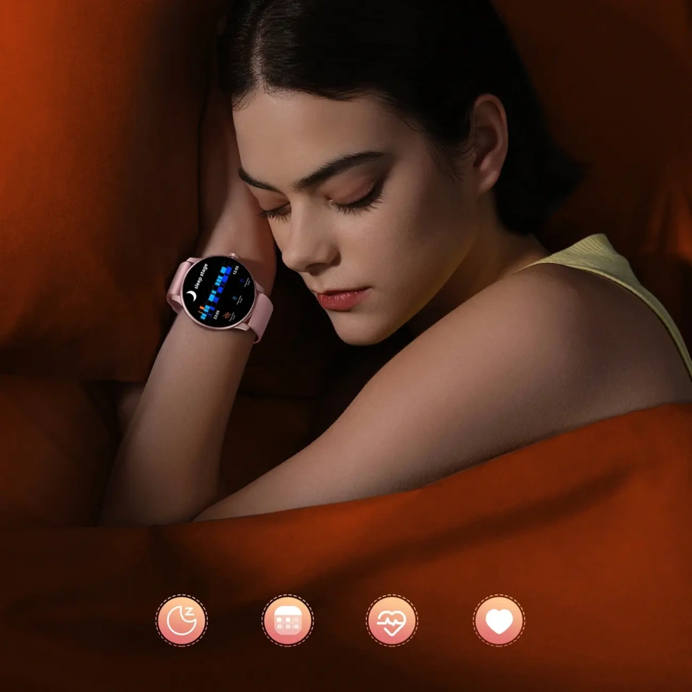 Smartwatch Joyroom Classis Series JR-FC1 z funkcją odbierania połączeń / ochroną IP68 różowy