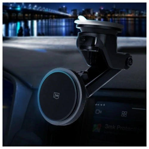 Kup 3MK MagCharger 15W Černý bezdrátový nabíjecí držák do auta pro palubní desku - 3MK15934 - {ean13} - Sklep Home Screen