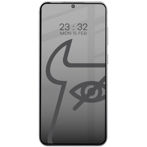 Buy Bizon Glass Edge Shadow Samsung Galaxy S25 Edge tinted with a black frame - BIZ8936 - {ean13} - Home Screen Store Europe