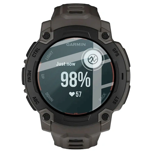 Kup Bizon Glas Uhr Edge Hybrid Garmin Instinct E 45mm schwarz - BIZ8939 - {ean13} - Sklep Home Screen