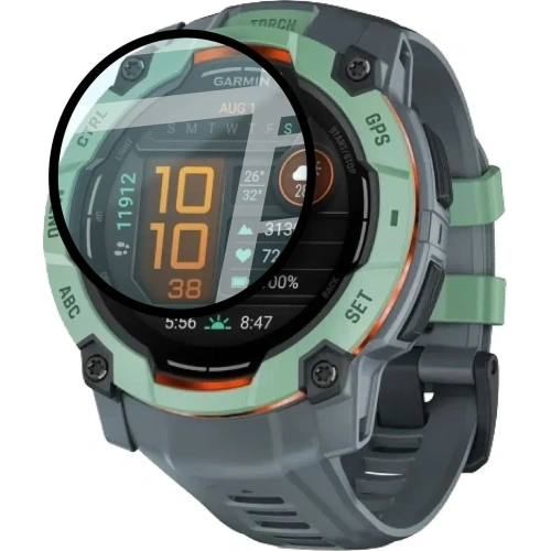Kup Szkło hybrydowe Bizon Glass Watch Edge Hybrid dla Garmin Instinct 3 45mm czarne - BIZ8940 - {ean13} - Sklep Home Screen