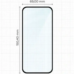 Buy Bizon Glass Edge 2 Google Pixel 9a black frame - BIZ8941 - {ean13} - Home Screen Store Europe