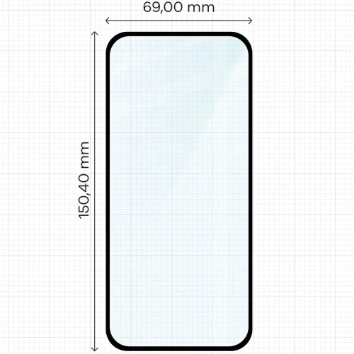 Buy Bizon Glass Edge 2 Google Pixel 9a black frame - BIZ8941 - {ean13} - Home Screen Store Europe