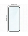 Buy Bizon Glass Edge 2 Google Pixel 9a black frame - BIZ8941 - {ean13} - Home Screen Store Europe