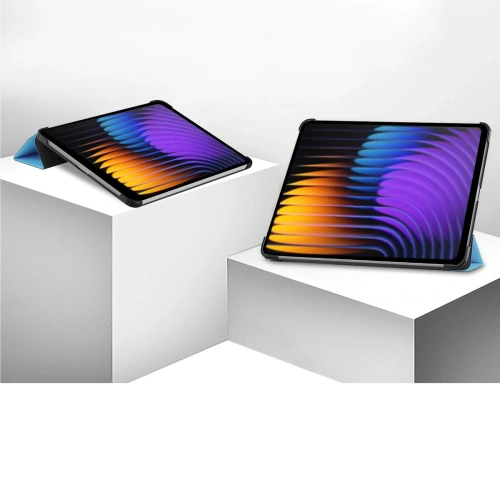 Kup Etui z klapką Bizon Case Tab Croc do Xiaomi Pad 7 / 7 Pro błękitne - BIZ8943 - {ean13} - Sklep Home Screen