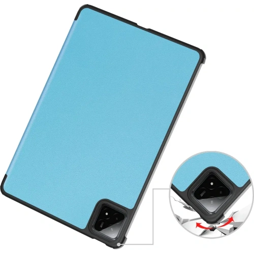 Kup Etui z klapką Bizon Case Tab Croc do Xiaomi Pad 7 / 7 Pro błękitne - BIZ8943 - {ean13} - Sklep Home Screen