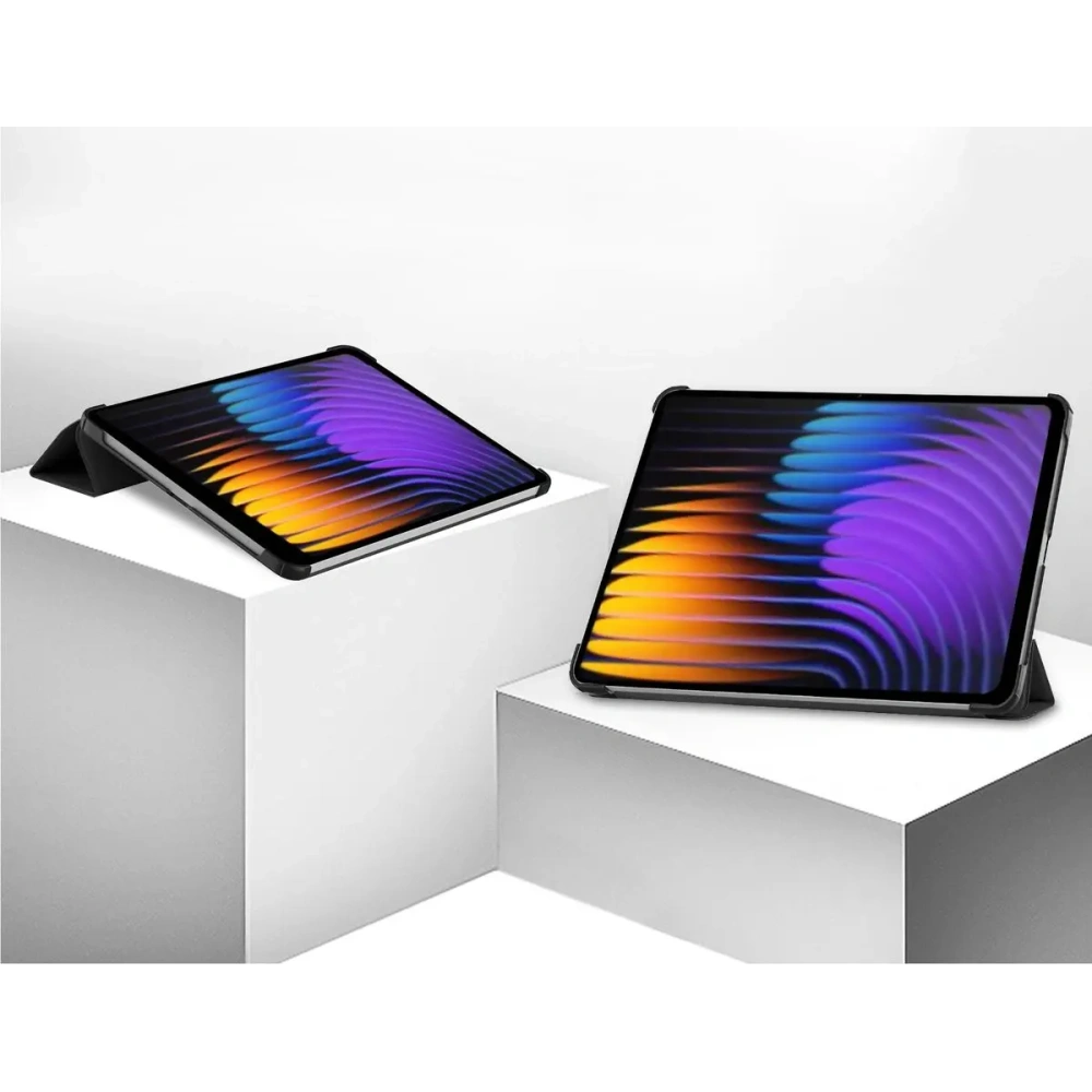 Etui z klapką Bizon Case Tab Croc do Xiaomi Pad 7 / 7 Pro czarne