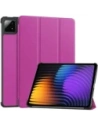 Etui z klapką Bizon Case Tab Croc do Xiaomi Pad 7 / 7 Pro fioletowe