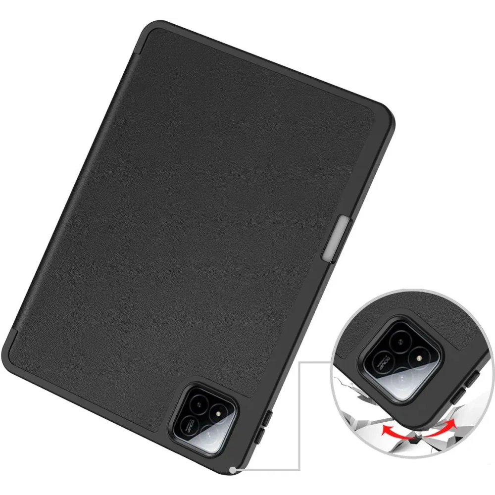 Etui z klapką Bizon Case Tab Lizard do Xiaomi Pad 7 / 7 Pro czarne