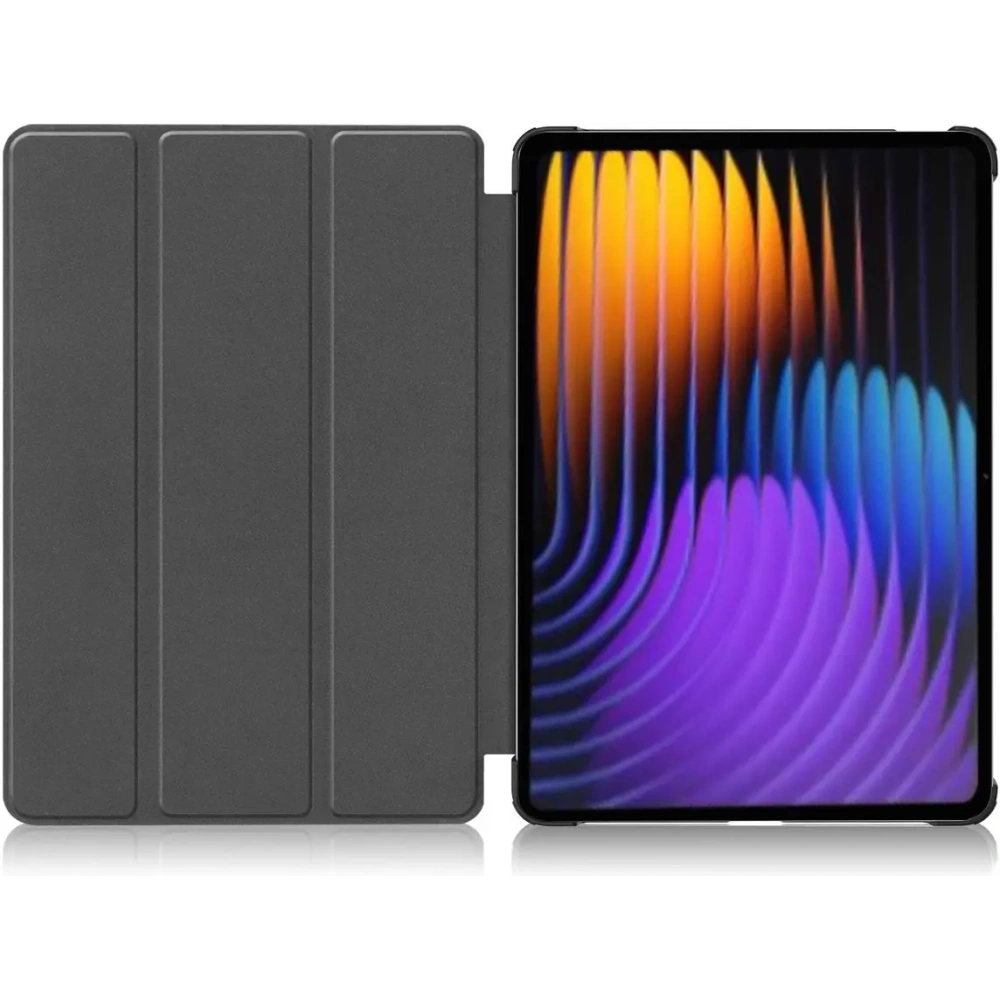 Etui z klapką Bizon Case Tab Croc do Xiaomi Pad 7 / 7 Pro czerwone