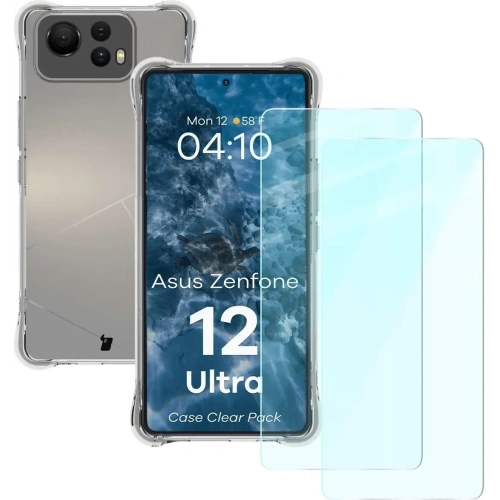 Kup Bizon Case Clear Pack pouzdro + 2x ochranné sklo Asus Zenfone 12 Ultra čiré - BIZ8960 - {ean13} - Sklep Home Screen