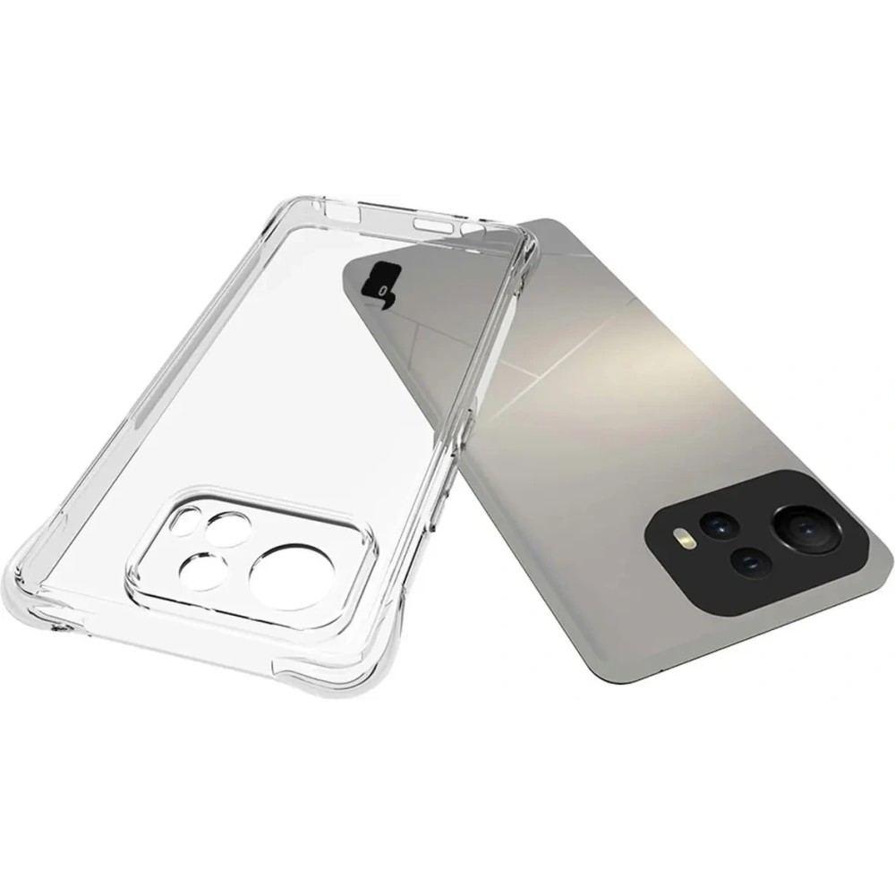 Etui + 2x szkło na ekran Bizon Case Clear Pack do Asus Zenfone 12 Ultra przezroczyste
