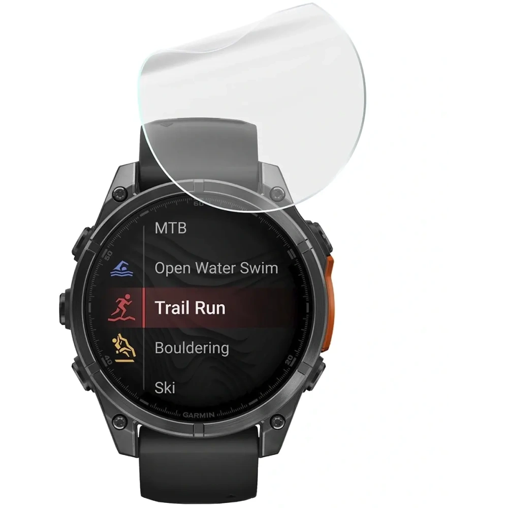 Folia hydrożelowa na ekran Bizon Glass Watch Hydrogel do Garmin Tactix 8 AMOLED 51mm / SOLAR 51mm [2 PACK]