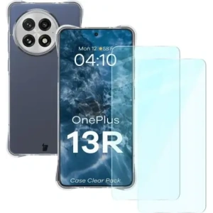 Kup Bizon Case Clear Pack Hülle + 2x Displayschutzglas für OnePlus 13R klar - BIZ8962 - {ean13} - Sklep Home Screen