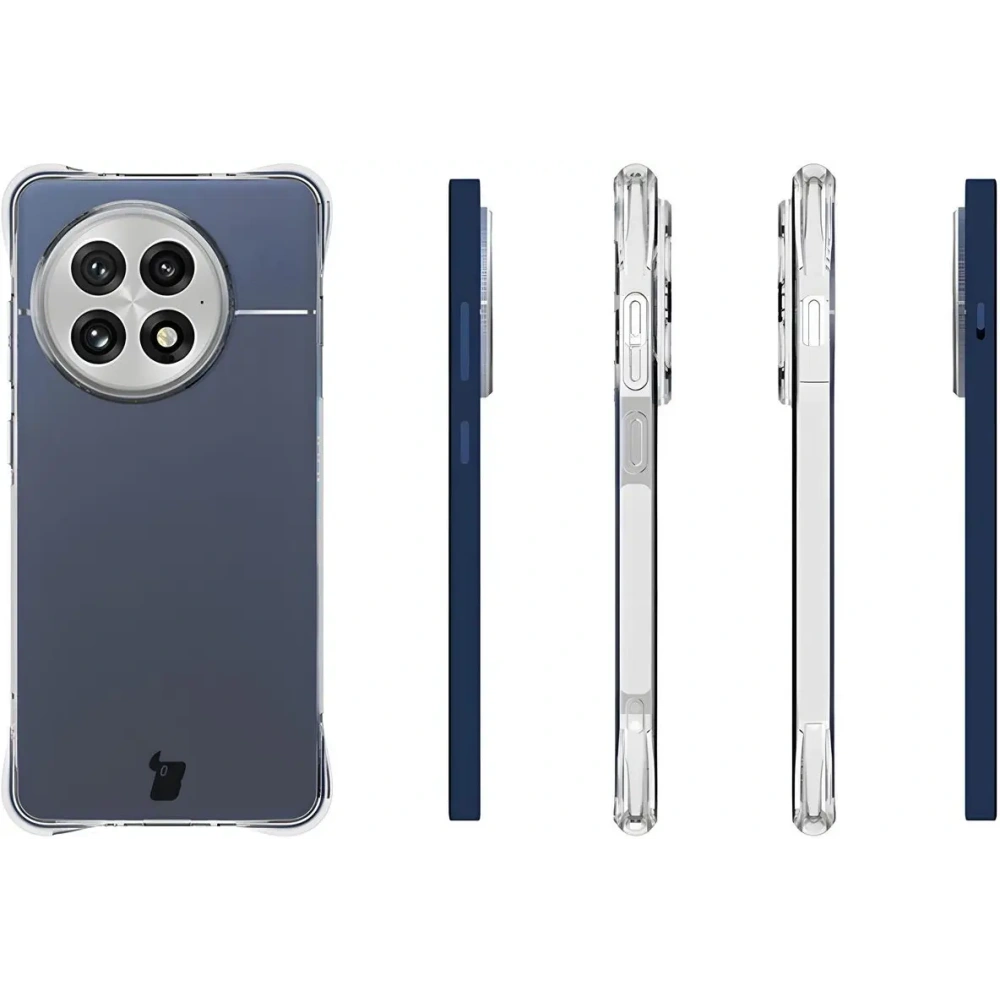 Etui + 2x szkło na ekran Bizon Case Clear Pack do OnePlus 13R przezroczyste