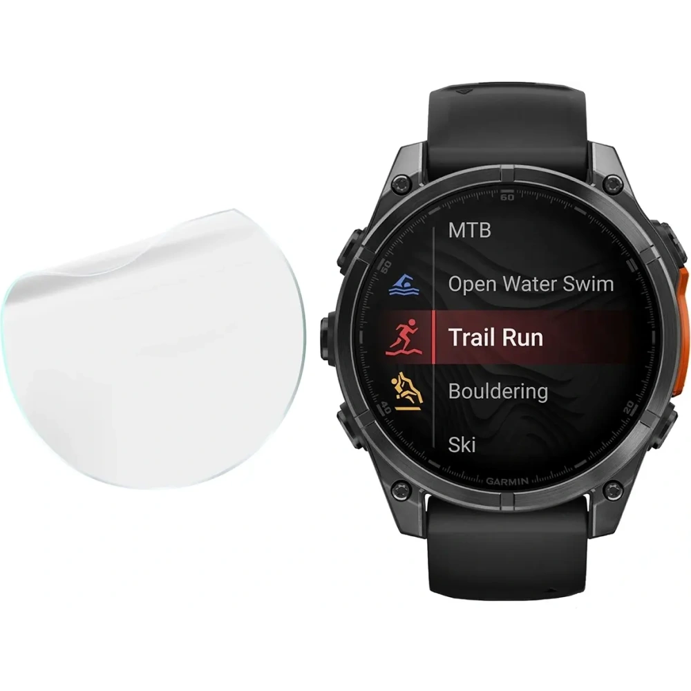 Folia hydrożelowa na ekran Bizon Glass Watch Hydrogel do Garmin Tactix 8 AMOLED 47mm [2 PACK]