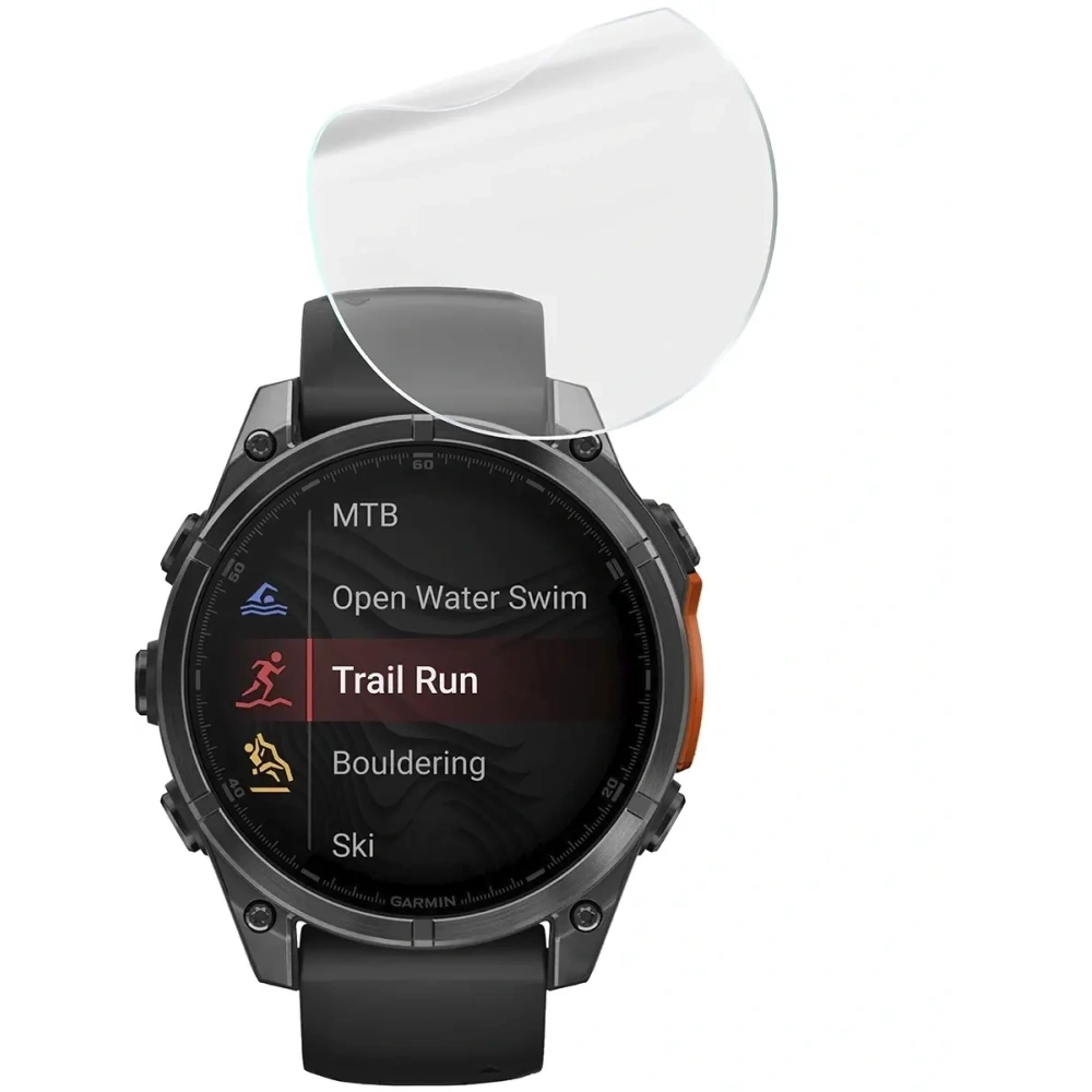 Folia hydrożelowa na ekran Bizon Glass Watch Hydrogel do Garmin Tactix 8 AMOLED 47mm [2 PACK]