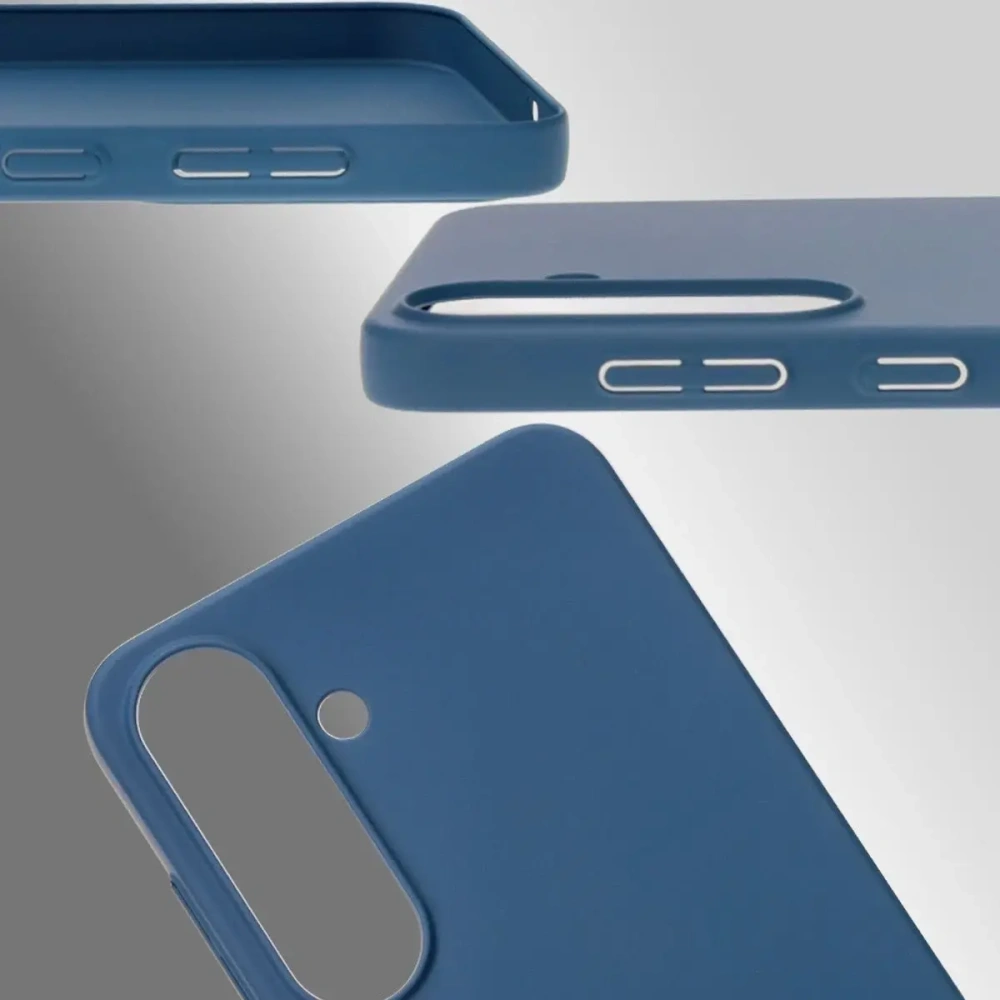 Etui Bizon Case Łupka do Samsung Galaxy S25+ Plus niebieskie