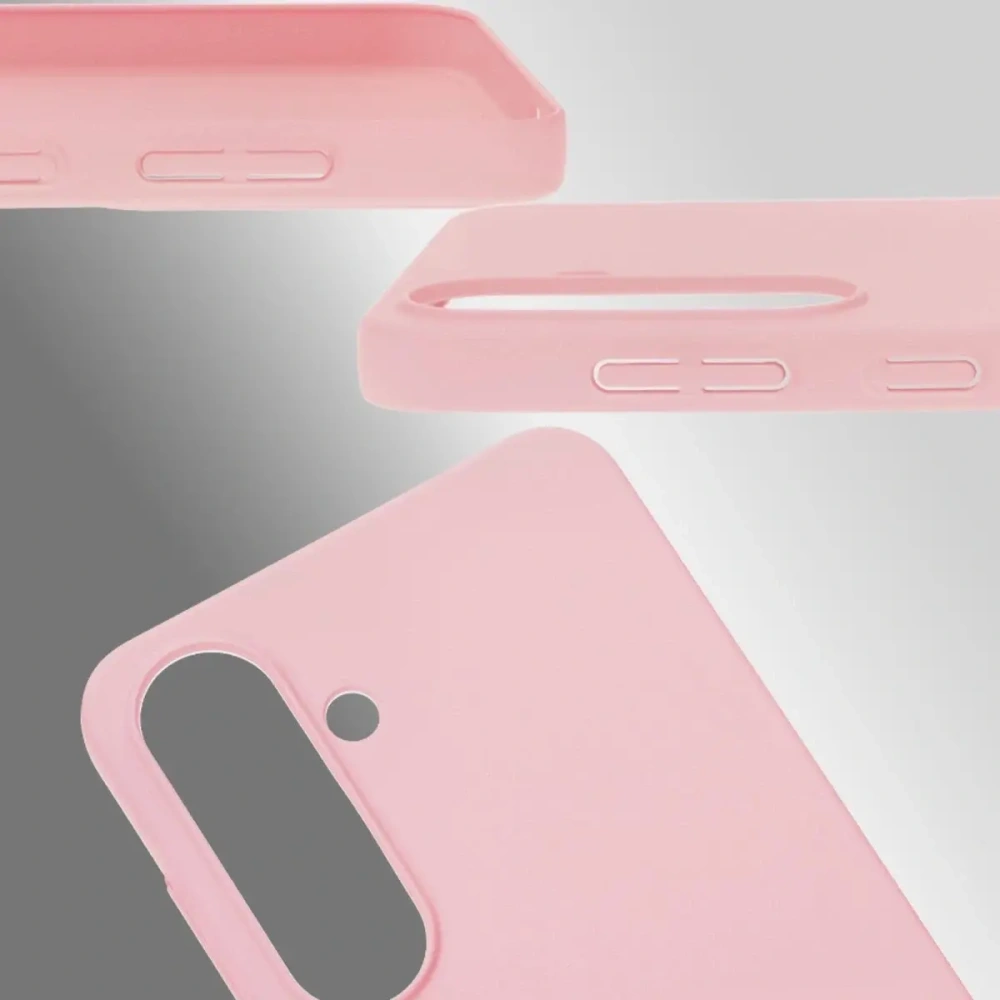 Etui Bizon Case Łupka do Samsung Galaxy S25 różowe