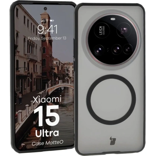 Kup Bizon Case MatteO Magnetic Xiaomi 15 Ultra füstös fekete - BIZ8976 - {ean13} - Sklep Home Screen