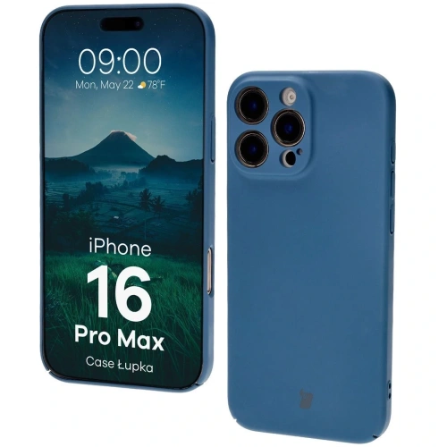 Kup Bizon Case Lupka Apple iPhone 16 Pro Max blau - BIZ8983 - {ean13} - Sklep Home Screen