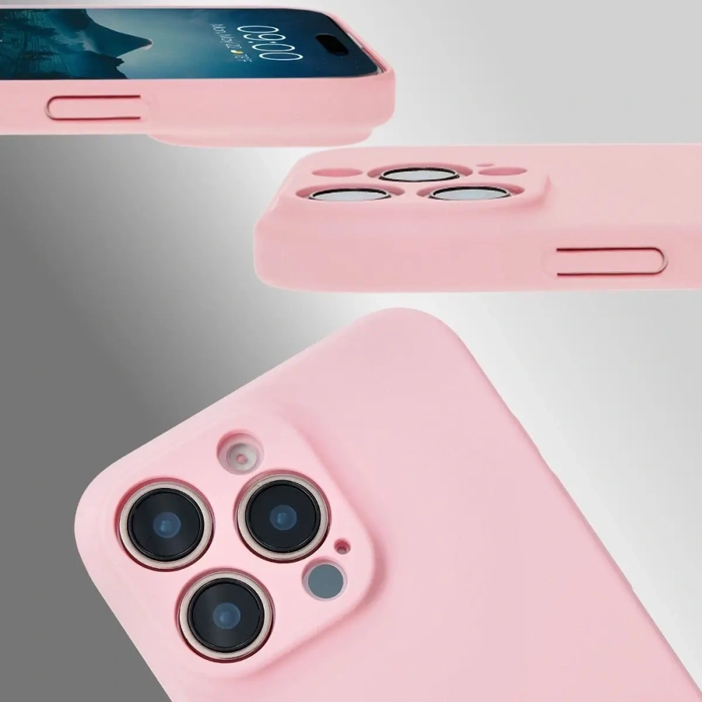 Etui Bizon Case Łupka do Apple iPhone 16 Pro Max różowe