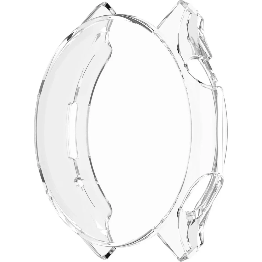 Etui z osłoną ekranu Bizon Case Watch Felipe do OnePlus Watch 3 / Oppo Watch X2 przeźroczyste