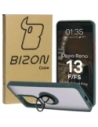 Buy Bizon Case Hybrid Ring Oppo Reno13 F / FS smoky with a dark green frame - BIZ8991 - {ean13} - Home Screen Store Europe