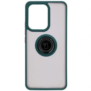 Kup Etui z uchwytem na palec Bizon Case Hybrid Ring do Oppo Reno13 F / FS przydymione z ciemnozieloną ramką - BIZ8991 - {ean13} - Sklep Home Screen