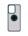 Buy Bizon Case Hybrid Ring Oppo Reno13 F / FS smoky with a dark green frame - BIZ8991 - {ean13} - Home Screen Store Europe