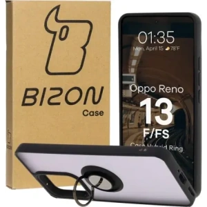 Kup Etui z uchwytem na palec Bizon Case Hybrid Ring do Oppo Reno13 F / FS przydymione z czarną ramką - BIZ8992 - {ean13} - Sklep Home Screen