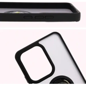 Kup Etui z uchwytem na palec Bizon Case Hybrid Ring do Oppo Reno13 F / FS przydymione z czarną ramką - BIZ8992 - {ean13} - Sklep Home Screen