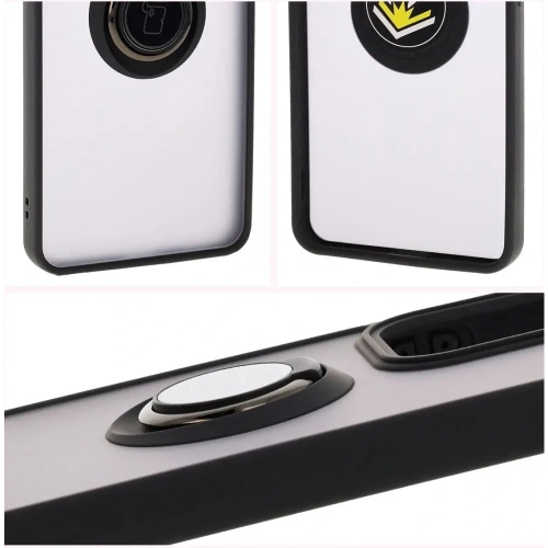 Buy Bizon Case Hybrid Ring Oppo Reno13 F / FS smoked with a black frame - BIZ8992 - {ean13} - Home Screen Store Europe