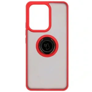 Kup Etui z uchwytem na palec Bizon Case Hybrid Ring do Oppo Reno13 F / FS przydymione z czerwoną ramką - BIZ8993 - {ean13} - Sklep Home Screen