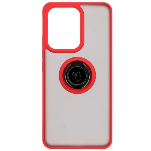 Kup Bizon Case Hybrid Gyűrű Oppo Reno13 F / FS füstös piros kerettel - BIZ8993 - {ean13} - Sklep Home Screen
