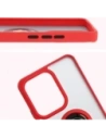 Kup Bizon Case Hybrid Gyűrű Oppo Reno13 F / FS füstös piros kerettel - BIZ8993 - {ean13} - Sklep Home Screen