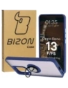 Buy Bizon Case Hybrid Ring Oppo Reno13 F / FS smoky with a navy blue frame - BIZ8994 - {ean13} - Home Screen Store Europe