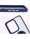 Buy Bizon Case Hybrid Ring Oppo Reno13 F / FS smoky with a navy blue frame - BIZ8994 - {ean13} - Home Screen Store Europe
