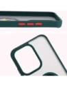 Buy Bizon Case Hybrid Ring Oppo Reno13 smoky with a dark green frame - BIZ8995 - {ean13} - Home Screen Store Europe