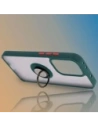 Kup Bizon Case Hybrid Ring Oppo Reno13 rauchig mit einem dunkelgrünen Rahmen - BIZ8995 - {ean13} - Sklep Home Screen