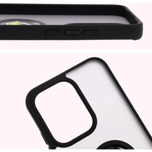 Buy Bizon Case Hybrid Ring Oppo Reno13 smoky with a black frame - BIZ8996 - {ean13} - Home Screen Store Europe