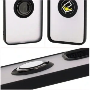 Kup Etui z uchwytem na palec Bizon Case Hybrid Ring do Oppo Reno13 przydymione z czarną ramką - BIZ8996 - {ean13} - Sklep Home Screen