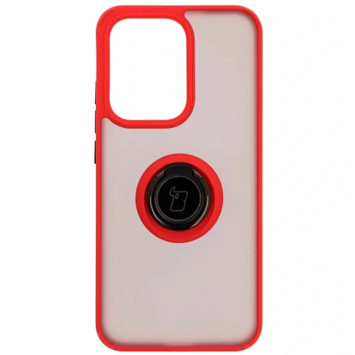 Buy Bizon Case Hybrid Ring Oppo Reno13 smoky with a red frame - BIZ8997 - {ean13} - Home Screen Store Europe